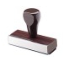 1 3/4" Height Rubber Hand Stamps