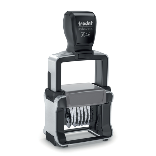 Trodat Professional Numberer with Text Plate 5546/PL 