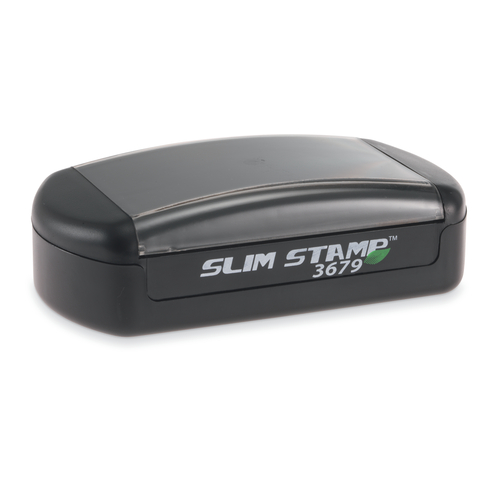 Slim 3679 Pre-Inked Pocket Rectangular Stamp