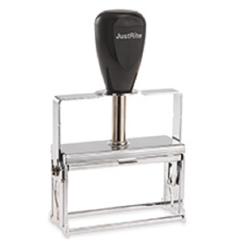 JustRite metal self-inking stamps SI 105-PL