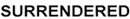 SURRENDERED Car Dealer Stamp