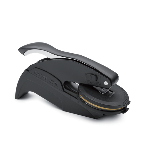 Desk Embossing Seal 2" Diameter  Black