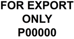 FOR EXPORT ONLY Car Dealer Stamp